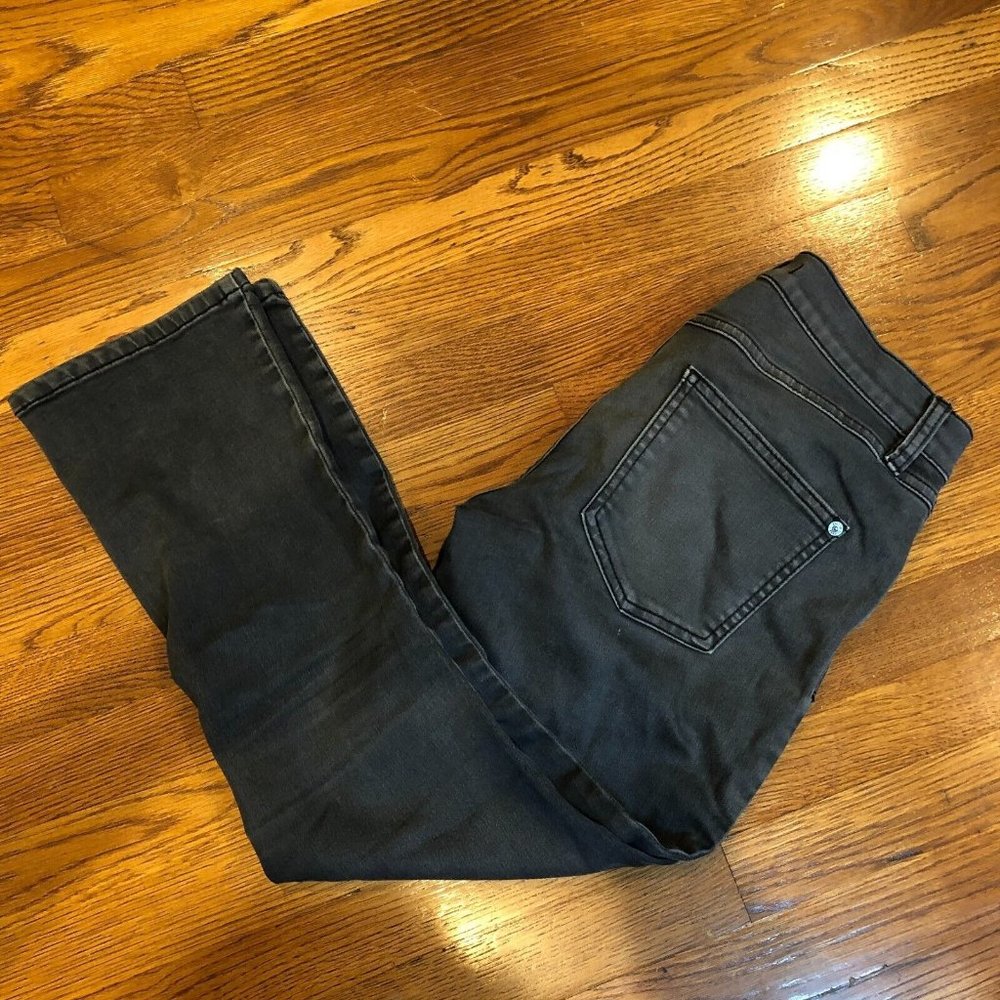 Free People Women's Stretchy Casual Everyday Jeans Black Sz 26 26x24